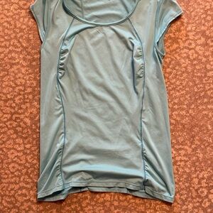 Athleta Sky Blue Short Sleeve Tee